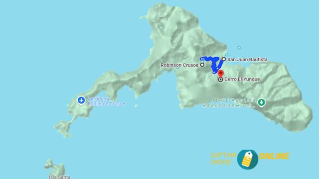 HET IS RUSTIG OP ROBINSON CRUSOE ISLAND